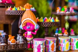 Festa Trolls - Clara - 3 Anos 115 Festa Trolls