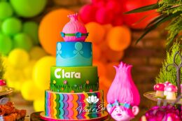 Festa Trolls - Clara - 3 Anos 59 Festa Trolls