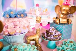 Decoração Circo Rosa - Alana 1 Ano 42 Circo Rosa