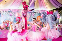 Decoração Circo Rosa - Alana 1 Ano 66 Circo Rosa