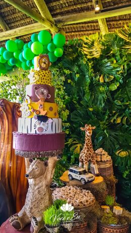 Festa Safari - Davi - 1 Ano 36 Festa Safari