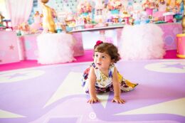 Decoração Circo Rosa - Alana 1 Ano 80 Circo Rosa