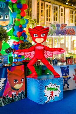 FESTA PJ MASKS - NICOLAS 5 - DANILO 3 16 Festa PJ Masks