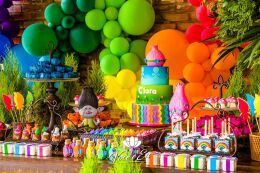 Festa Trolls - Clara - 3 Anos 57 Festa Trolls