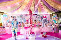 Decoração Circo Rosa - Alana 1 Ano 68 Circo Rosa