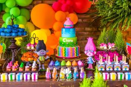 Festa Trolls - Clara - 3 Anos 67 Festa Trolls