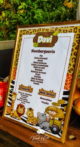 Festa Safari - Davi - 1 Ano 26 Festa Safari