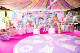 Decoração Circo Rosa - Alana 1 Ano 20 Circo Rosa