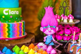 Festa Trolls - Clara - 3 Anos 53 Festa Trolls