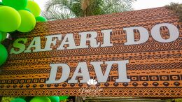 Festa Safari - Davi - 1 Ano 100 Festa Safari