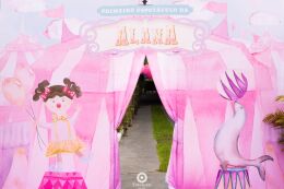 Decoração Circo Rosa - Alana 1 Ano 72 Circo Rosa