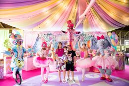 Decoração Circo Rosa - Alana 1 Ano 4 Circo Rosa