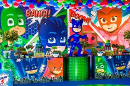 FESTA PJ MASKS - NICOLAS 5 - DANILO 3 26 Festa PJ Masks