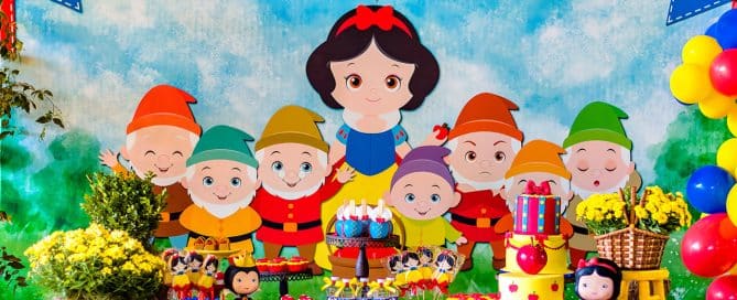 Festa Branca de Neve - Joana 6 Decoração Branca de Neve