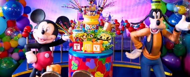 💙 MUNDO DISNEY 💙 4 Bolo Festa Disney