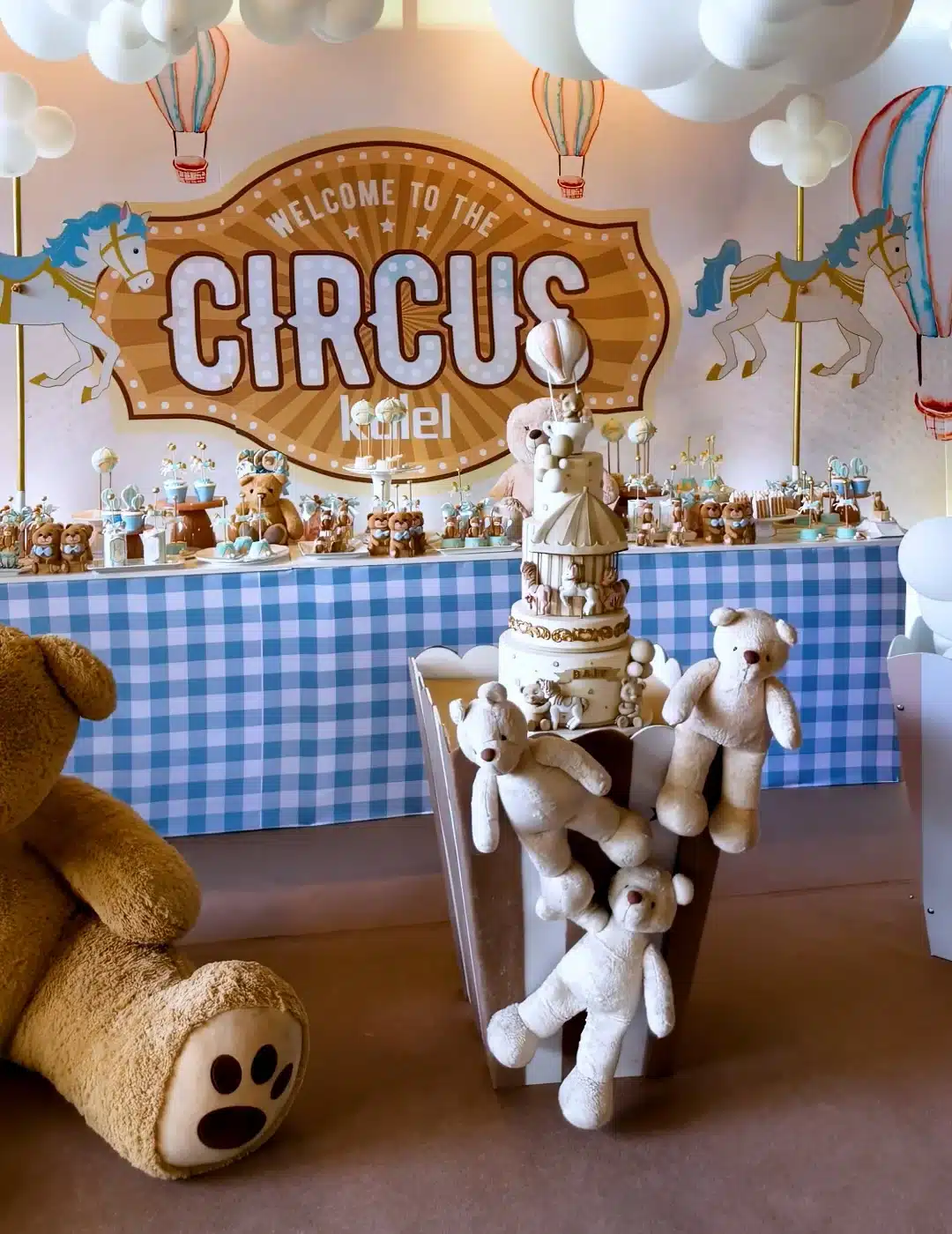 Chá de Bebê Kalel Tema Circo