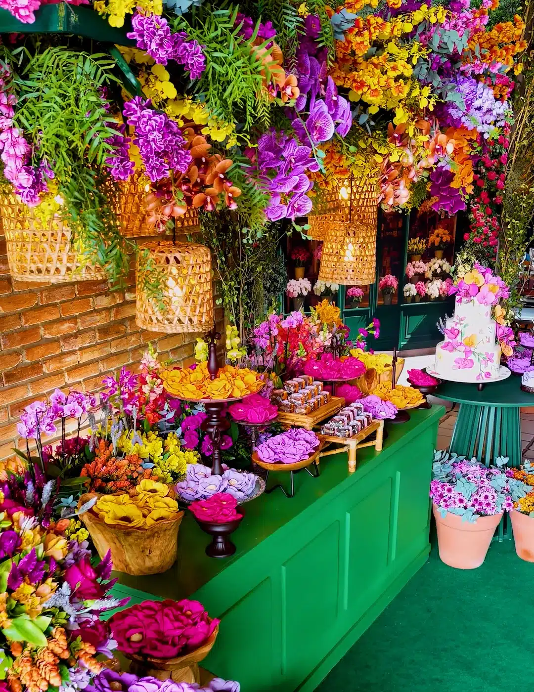 Festa de 15 Anos Decoração Floral