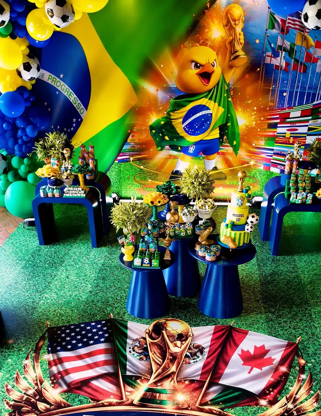 Festa Copa do Mundo Fifa - Miguel 10 Anos